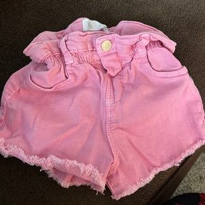 Zara 18-24 month toddler pink shorts